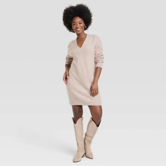 Universal Thread | Dresses | Universal Thread Womens Long Sleeve Tunic Sweater Dress Tan Size Large | Poshmark Universal Thread | Dresses | Universal Thread Womens Long Sleeve Tunic Sweater Dress Tan Size Large | Poshmark